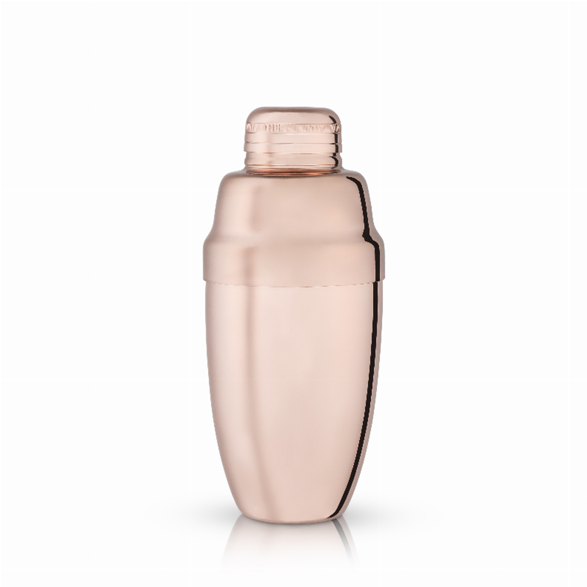 Viski Copper Heavyweight Cobbler Cocktail Shaker