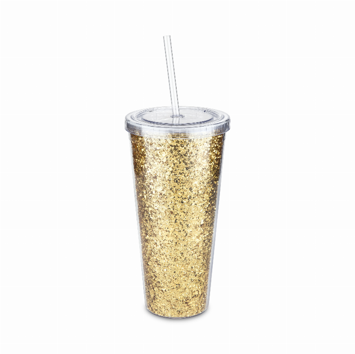 Glam Double-Walled Glitter Tumbler by Blush, 24 oz
