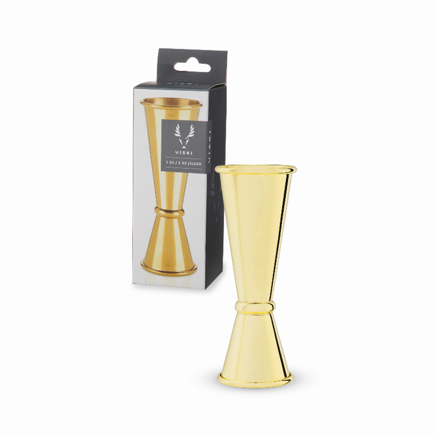 Viski Large Gold Japanese Style Jigger