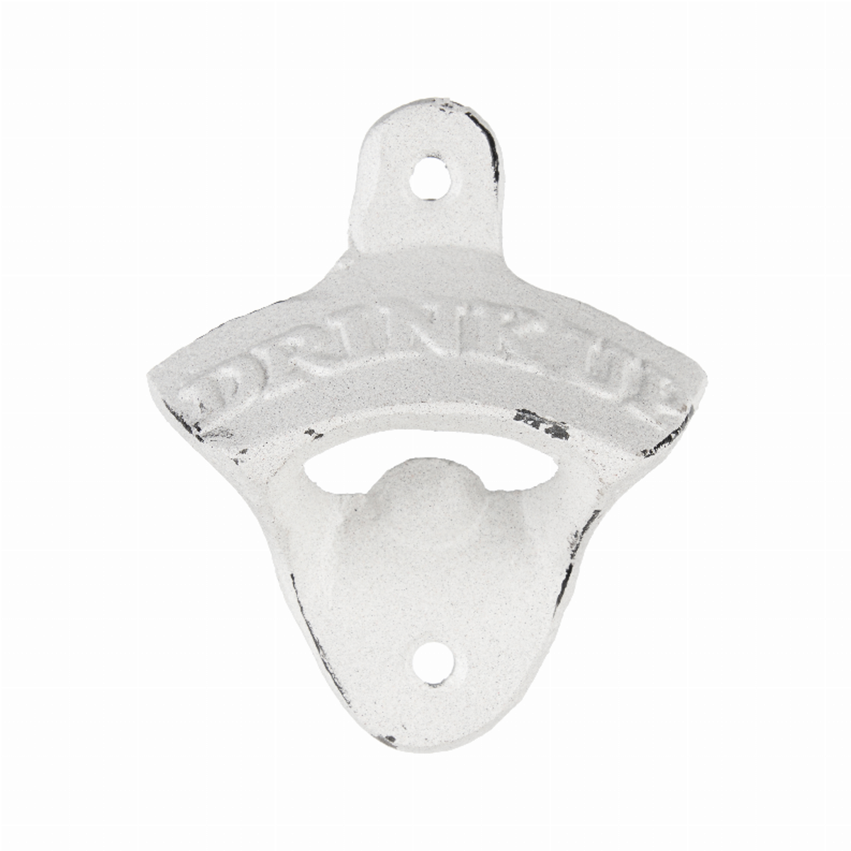 Drink Up Cast Iron Wall-Mounted Bottle Opener by Twine