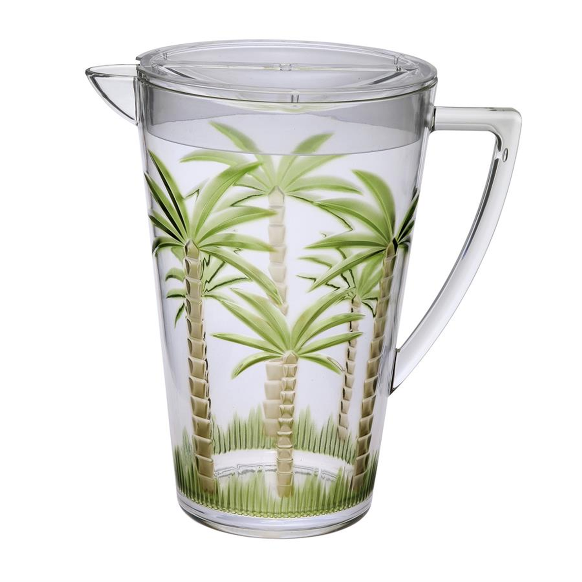 Acrylic Palm Tree Pitcher, 2.75 qt