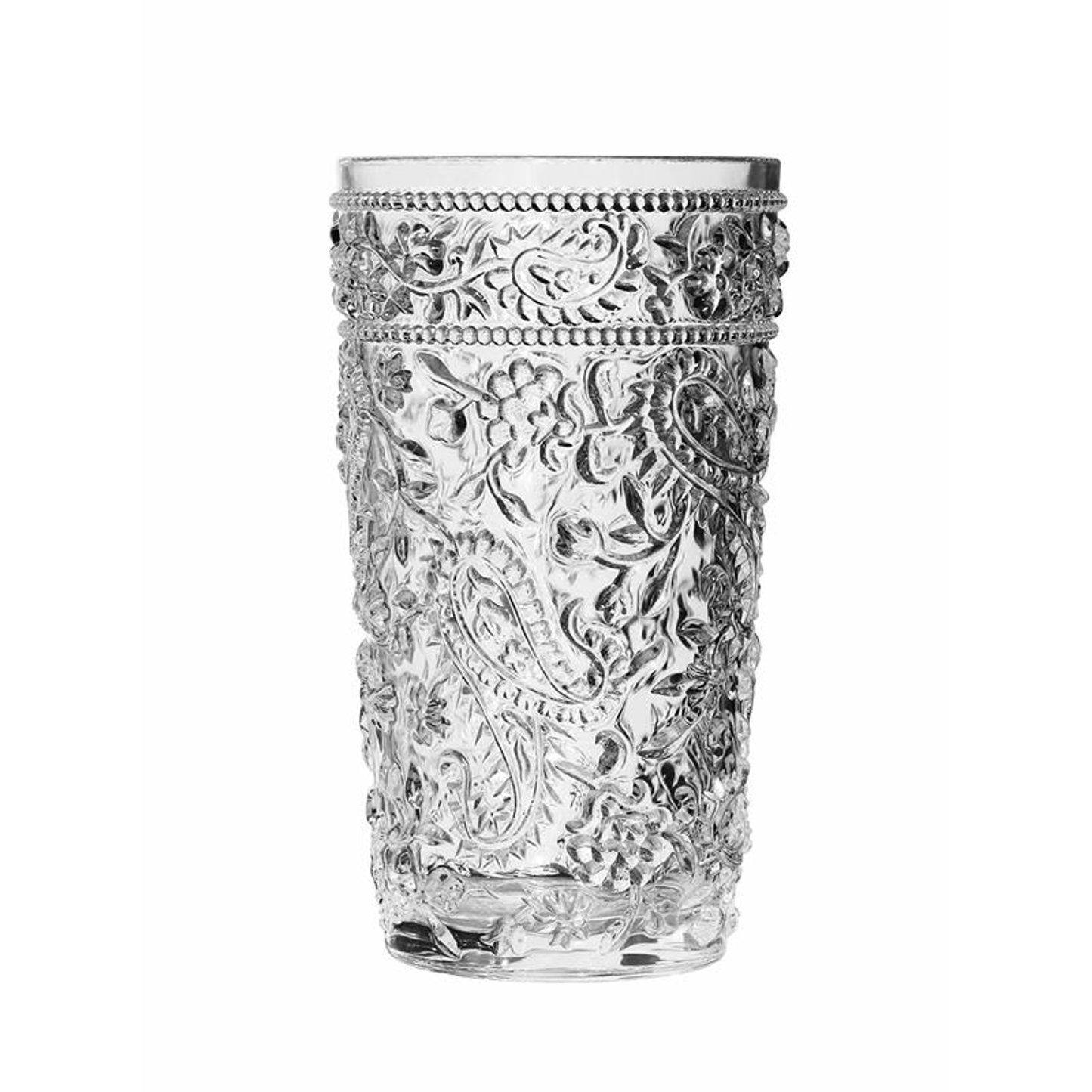 Acrylic Paisley Hi-Ball Glasses, 17 oz - Set of 4