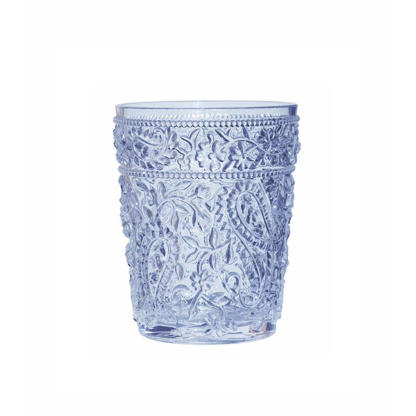 Acrylic Paisley Double Old-Fashioned Glasses, 13 oz - Set of 4