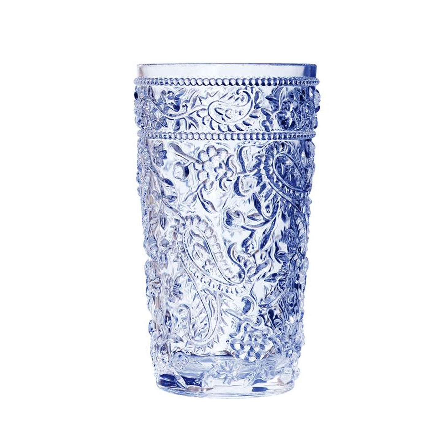 Acrylic Paisley Hi-Ball Glasses, 17 oz - Set of 4