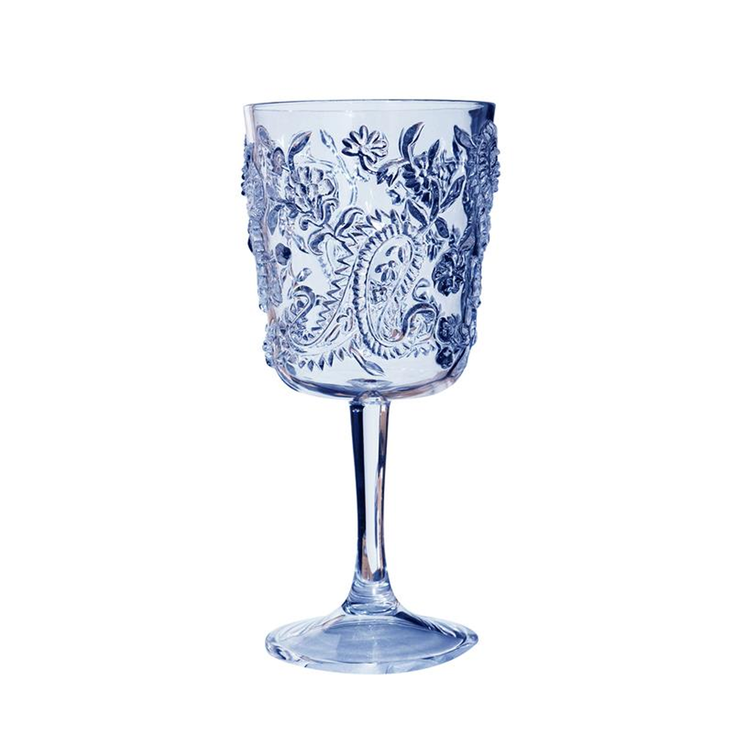 Acrylic Paisley Wine Glasses, 13 oz - Set of 4