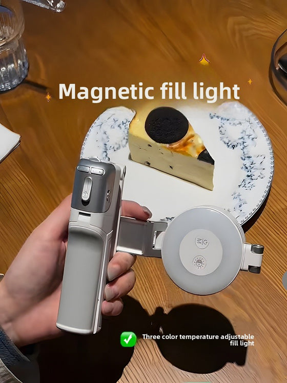 Mini Magnetic Phone Tripod with Zoom Control and Fill Light Phone Accessories product image 5