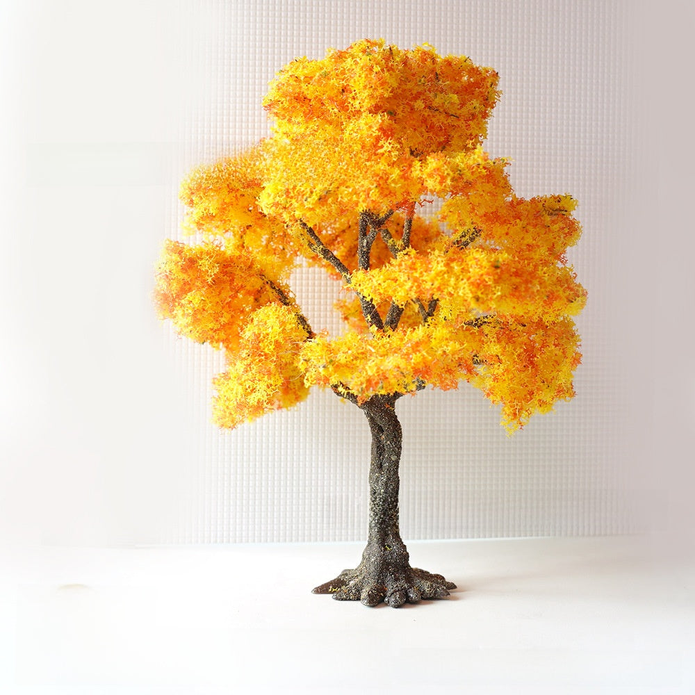 Miniature Model Trees with Base for Diorama