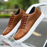 Mens Casual Shoes Waterproof Non Slip Sneakers Korean Style Board Shoes