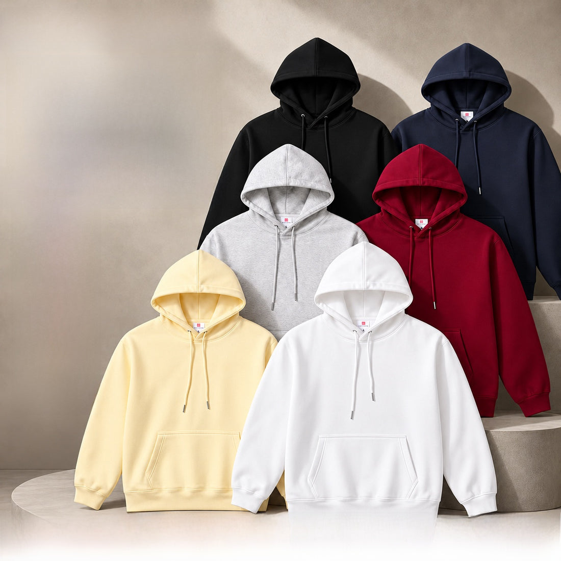 Men's Solid Color Hooded Sweatshirt in 6 Colors, image 1 of 52