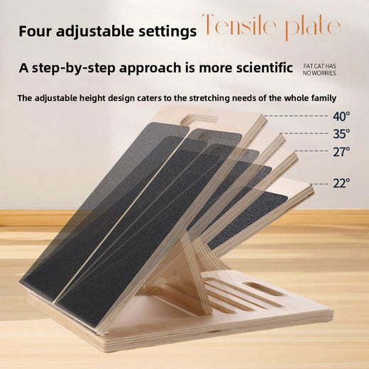 Solid Wood Adjustable Stretching Inclined Board