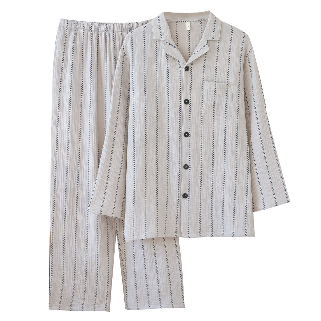 Striped pajamas for men