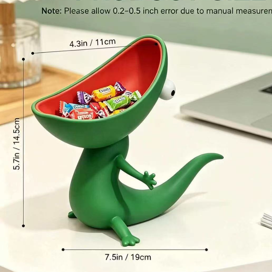 3D Printed Lizard Soap Holder Decorative Cartoon Ornament