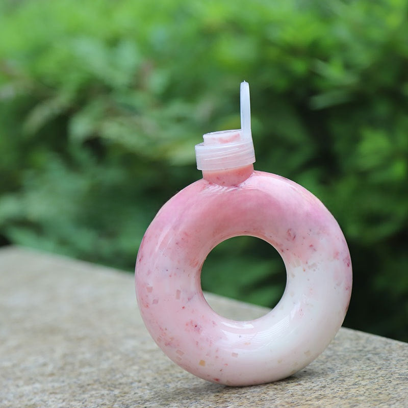 Plastic beverage bottle