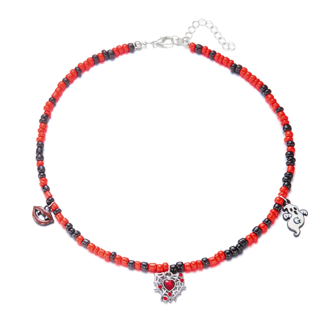 Adjustable Halloween Pumpkin Necklace