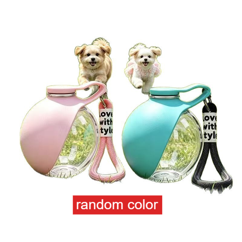 Foldable Portable Pet Water Bottle 285ml Large Capacity Outdoor Dog Cat Drinking Cup