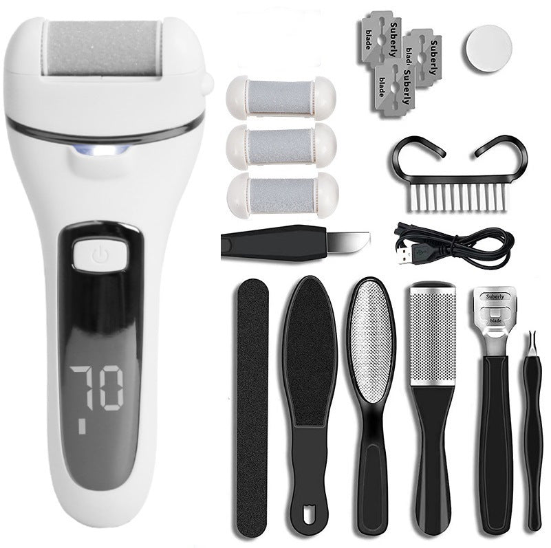 Electric foot file with USB cable and cleaning brush, photo 6