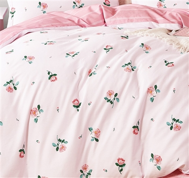 Isabella Rose 100% Cotton Reversible 3-Piece Duvet Cover Set