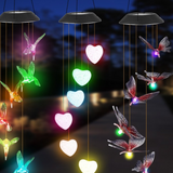 Solar LED Wind Chime Light Outdoor Decoration