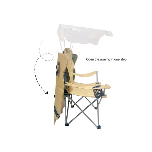 Portable Folding Outdoor Chair with Sunshade