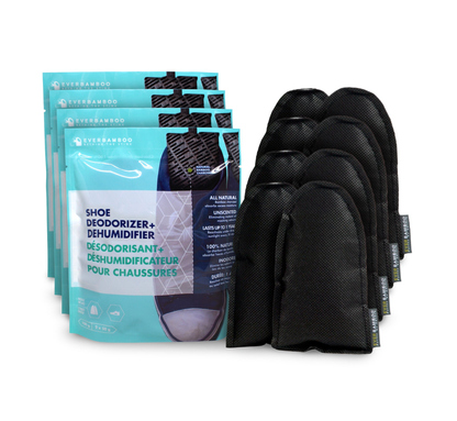 Ever Bamboo Shoe Deodorizer Dehumidifier Pair