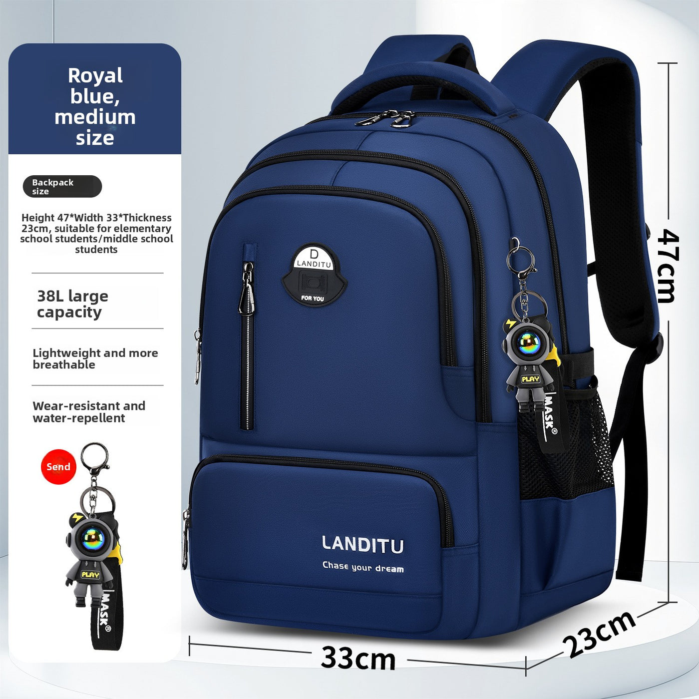 Large-capacity backpack