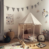 Children's Canvas Play Tent with 8 Doors