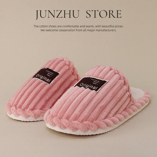 Plush Indoor Slippers Non-Slip Warm Home Shoes Formal Shoes product image 1