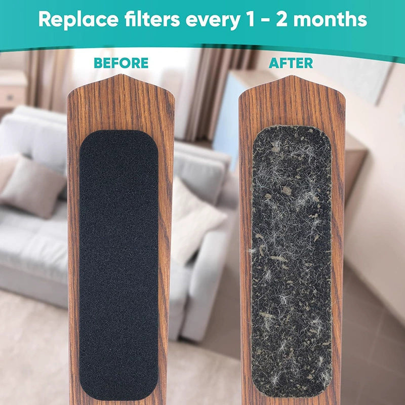 Ceiling Fan Blade Activated Carbon Filter Cotton Air Purification Dust-Proof Pad
