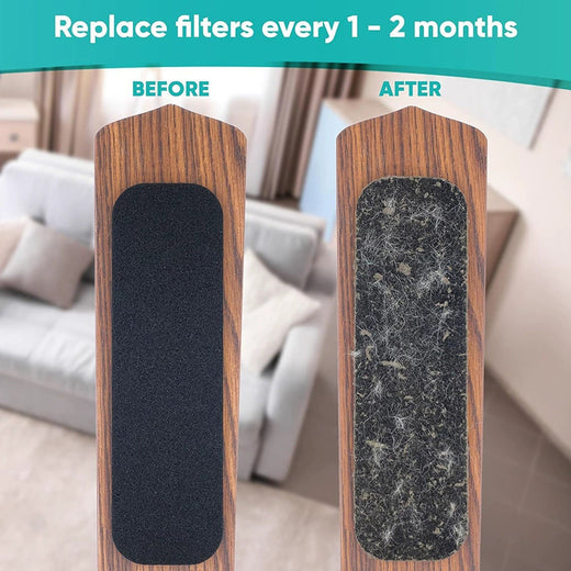 Ceiling Fan Blade Activated Carbon Filter Cotton Air Purification Dust-Proof Pad