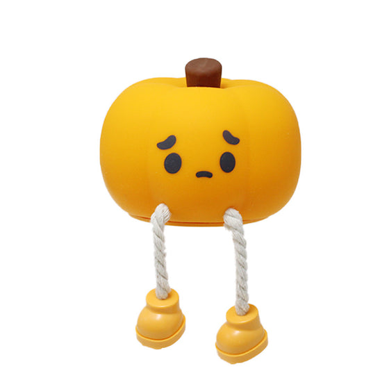Halloween Pumpkin Silicone Night Light with Touch Control