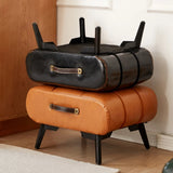 Soft Cushioned Home Entrance Shoe Changing Stool