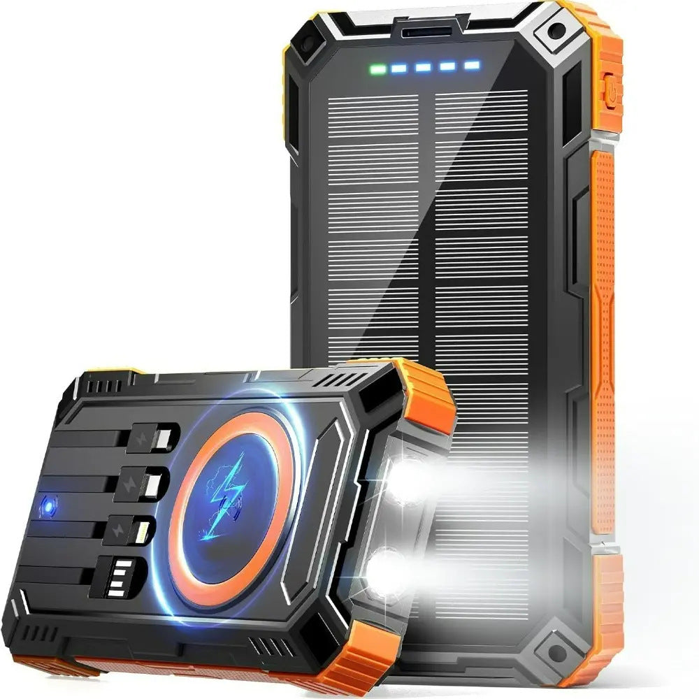 Fast charging comes with a wireless charging portable power bank