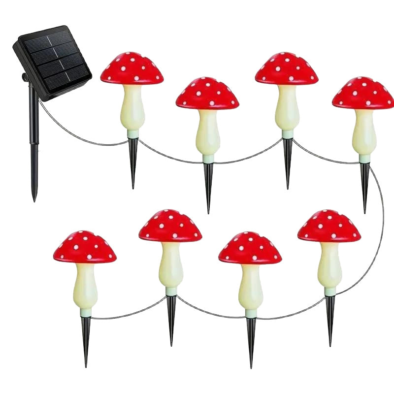 Solar Powered LED Garden Lights with Flower Design