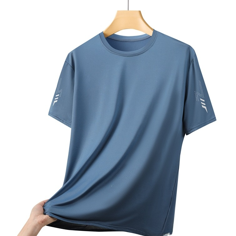 Men's Ice Silk Short Sleeve T-Shirt