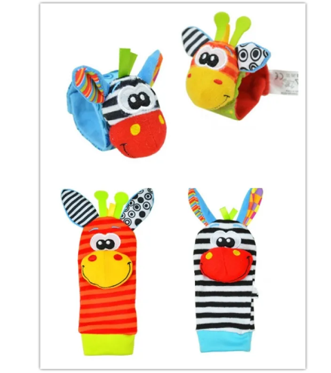 Full set of baby wrist and ankle rattle bells