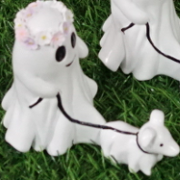 Halloween Ghost Lamb Decor