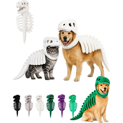 Plush Dinosaur Skeleton Costume