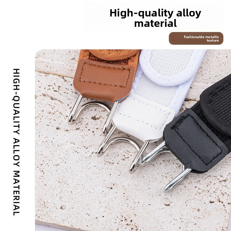 Men's Hook-and-Loop Waist Tightening Belt Without Buckle for Adjustable Comfort