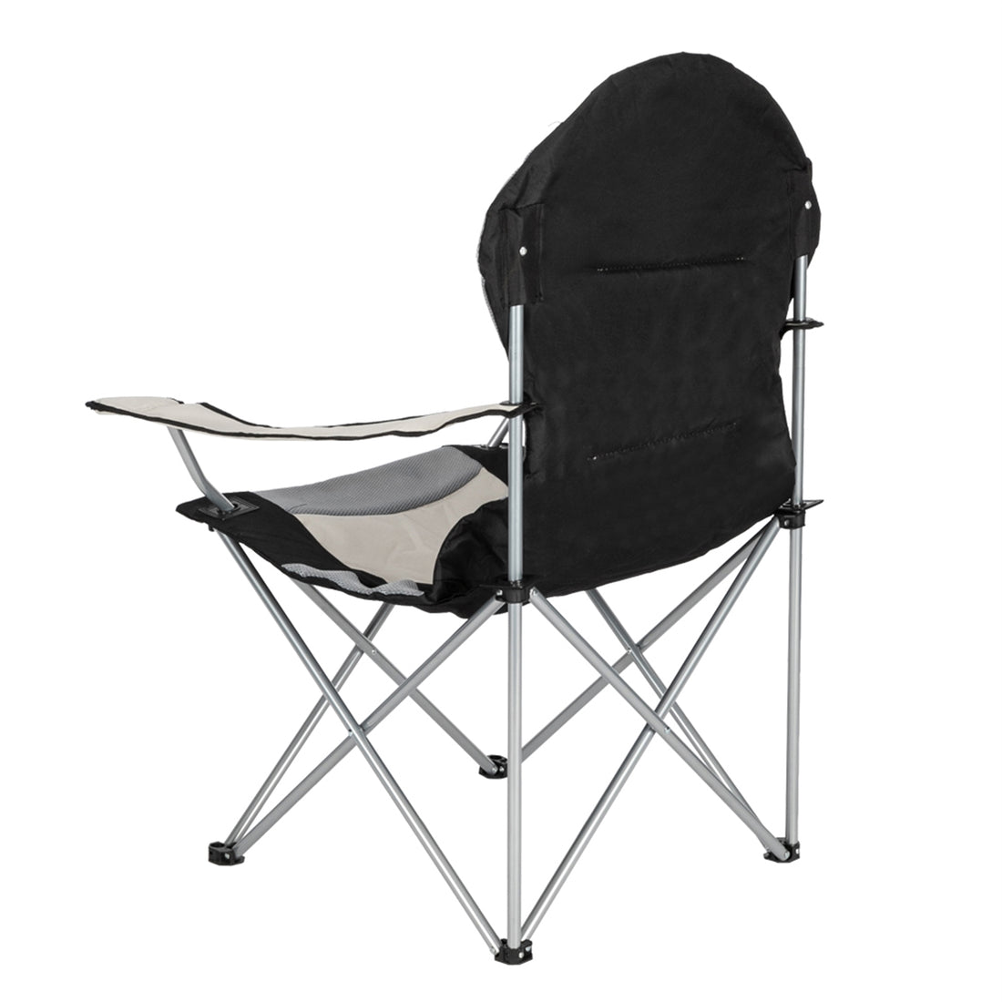 Folding camping chair with iron frame and carry bag, photo 3 of 10