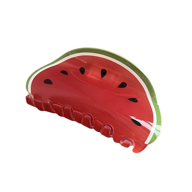 Fruit hair claw clip pitaya design