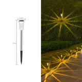 Solar Lawn Lights Outdoor Garden Decorative Floor Insert Lamp