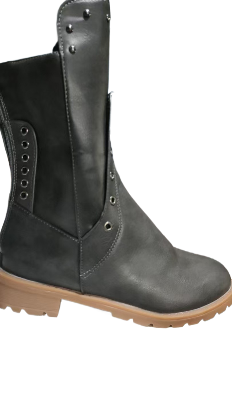 Womens Rivet Knight Boots