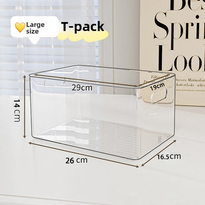 Transparent Rectangular Storage Organizer Box