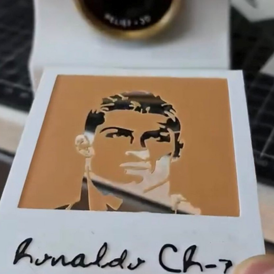Retro coffee printing machine
