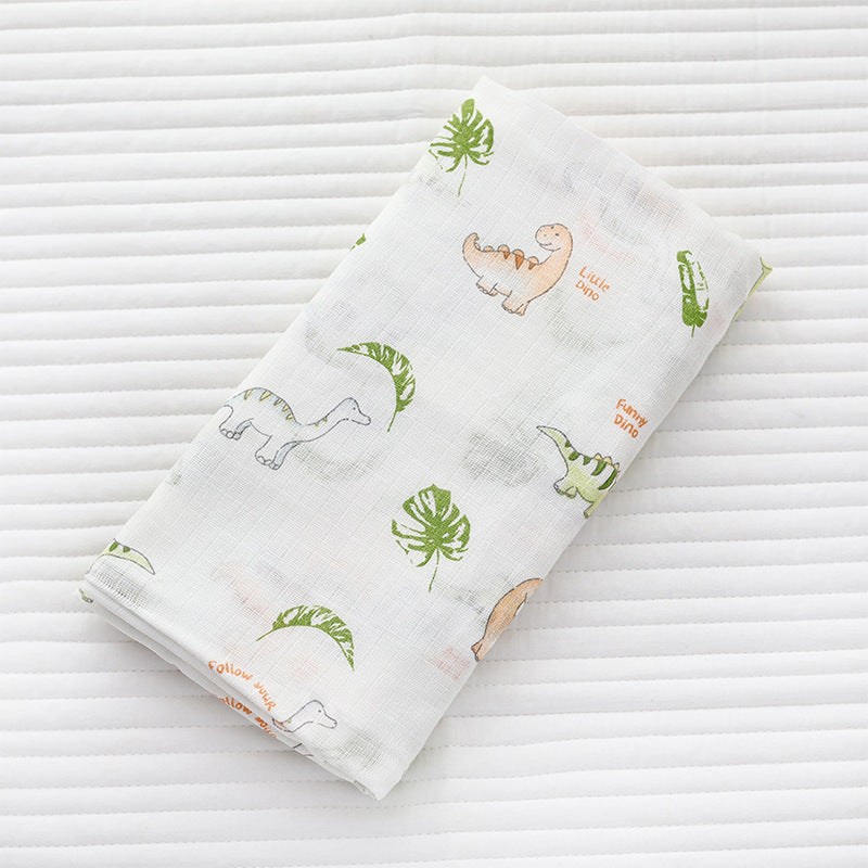 Checkered cotton gauze bath towel product image 8