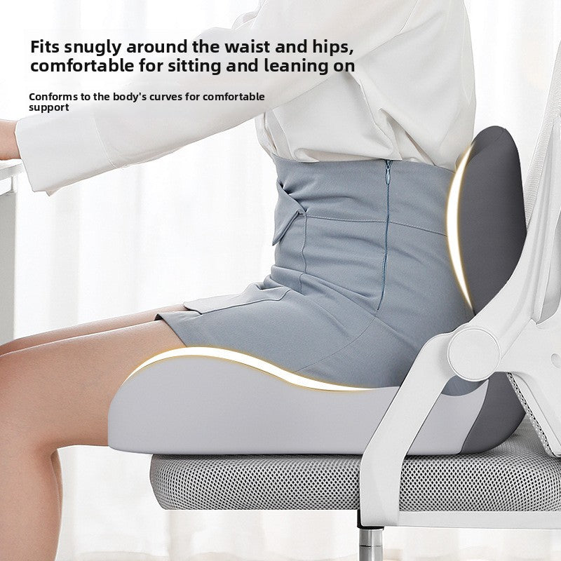 Ergonomic Memory Foam Lumbar Support Cushion