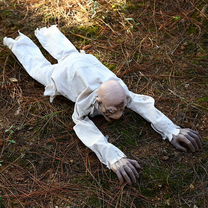 Voice Control Zombie Crawling Ghost with Glowing Eyes