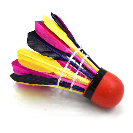 Red-skin-colored multi-colored badminton balls product image 2