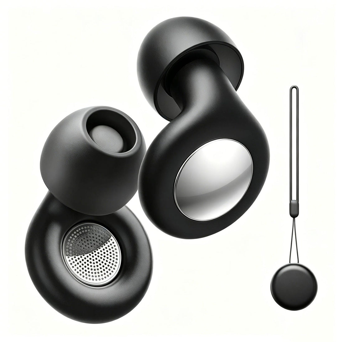 Noise Cancelling Silicone Earplugs with Lanyard