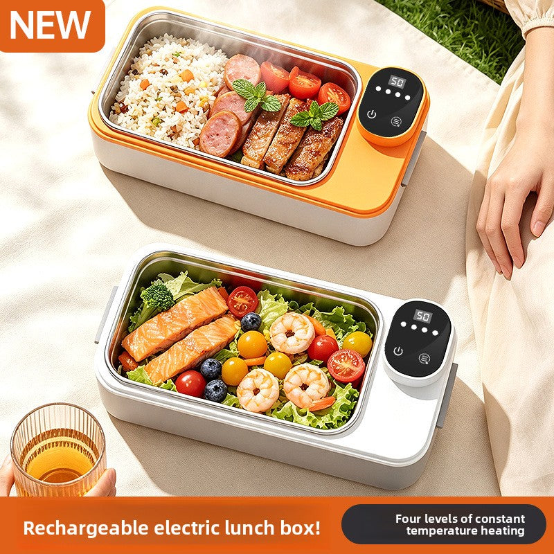Portable Rechargeable Wireless Heating Lunch Box